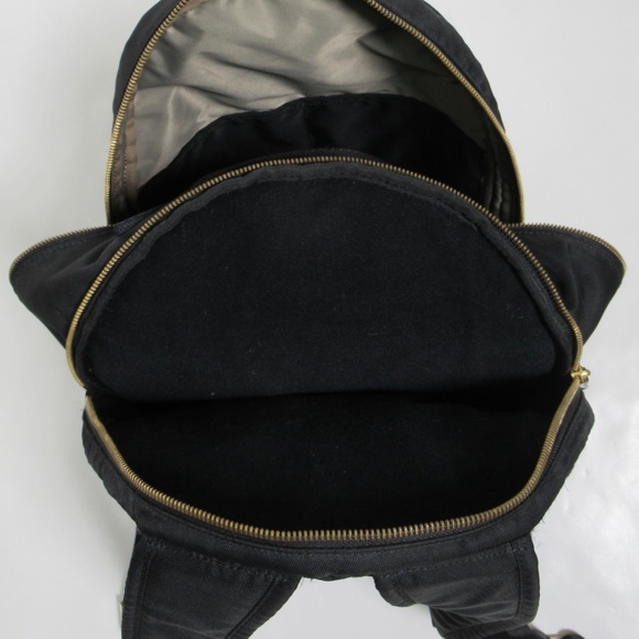 Porter Yoshida & Co. Girl Shea Day Backpack Black Gold Hardware One Size main image 11